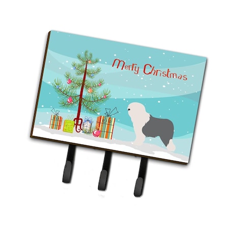 Carolines Treasures old English Sheepdog Bobtail Christmas Leash or Key Holder BB8456TH68